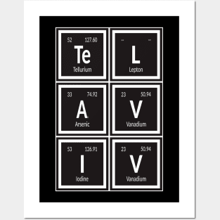 Tel Aviv | Periodic Table Posters and Art